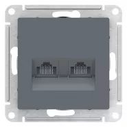 AtlasDesign     RJ45+RJ45, .5E,  Schneider Electric