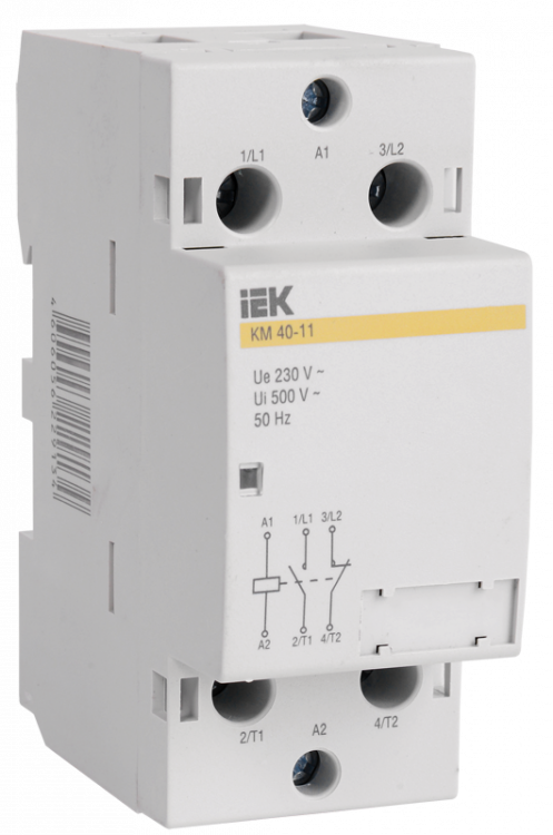 Контактор модульный КМ20-20 AC IEK (Артикул: MKK10-20-20) - купить ...